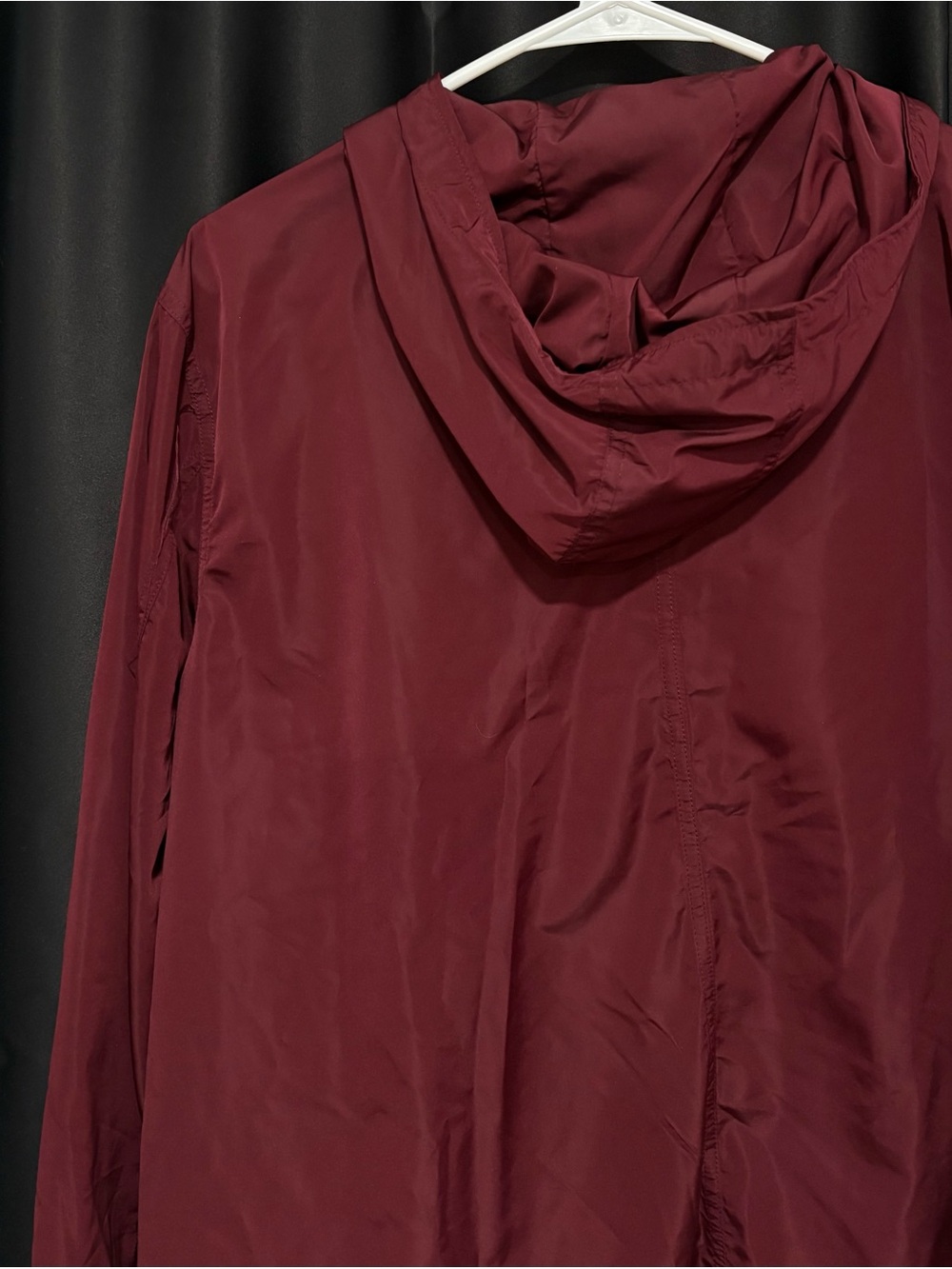Forever 21 Women's Maroon Hooded Utility Jacket - Picture 4 of 4